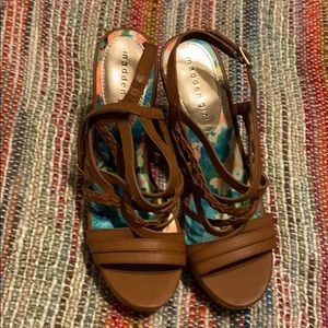 BROWN MADDEN GIRL WEDGES